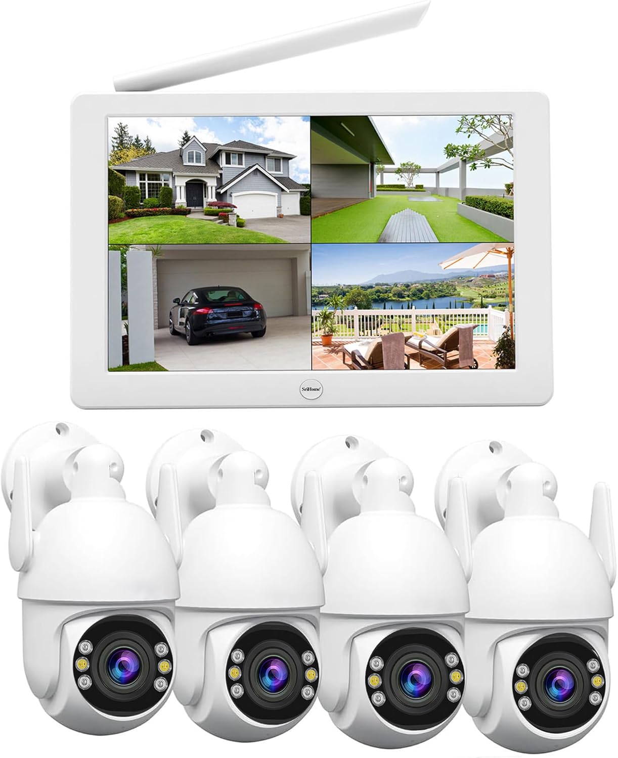 GEEK SPACE 4K Security System Outdoor Wireless Camera